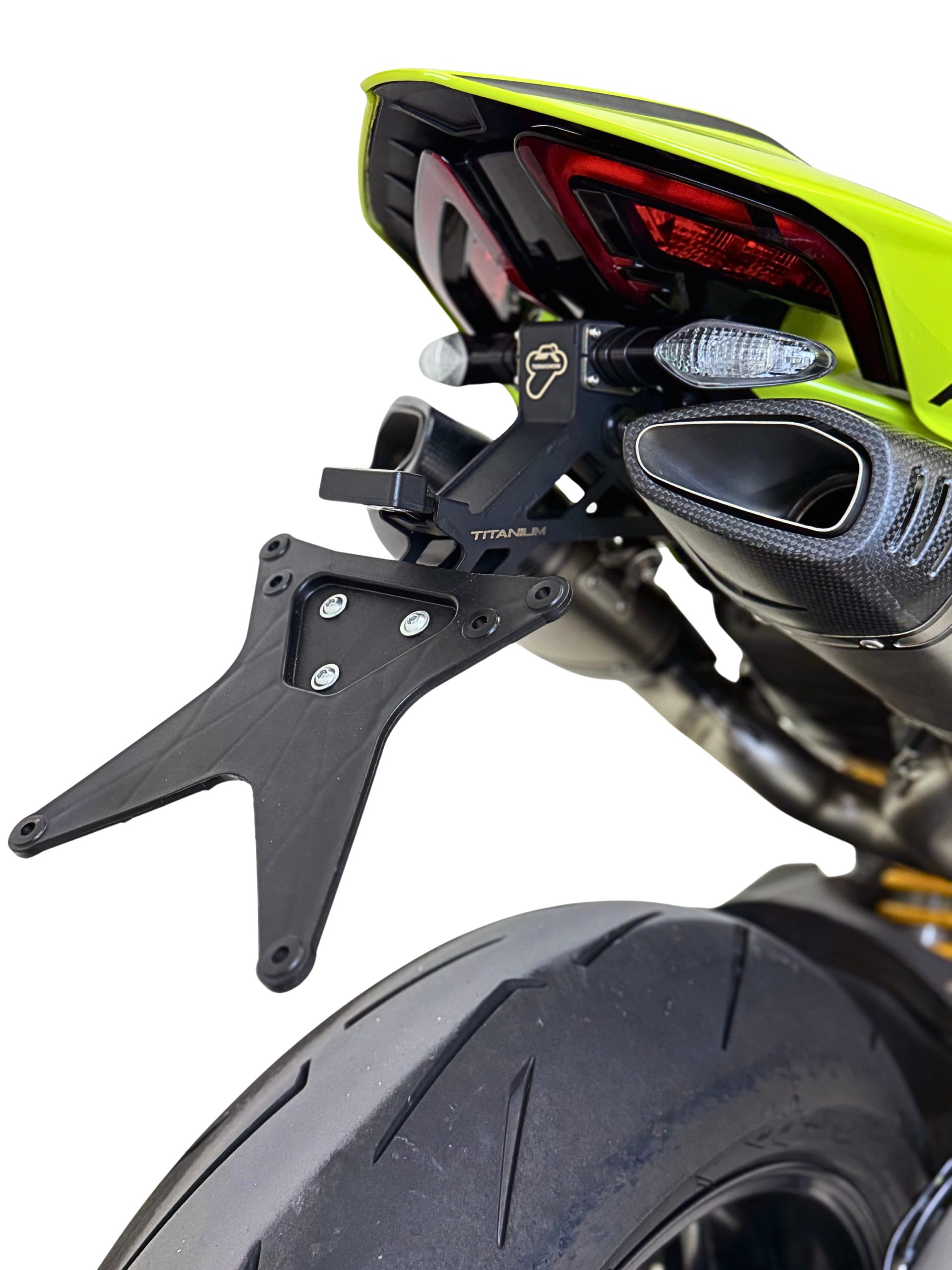 Termignoni Titanium Fender Eliminator for DELTA Full Exhaust for Ducati Panigale / Streetfighter V4 (2025+) Termignoni Titanium Fender Eliminator for DELTA Full Exhaust for Ducati Panigale / Streetfighter V4 (2025+)